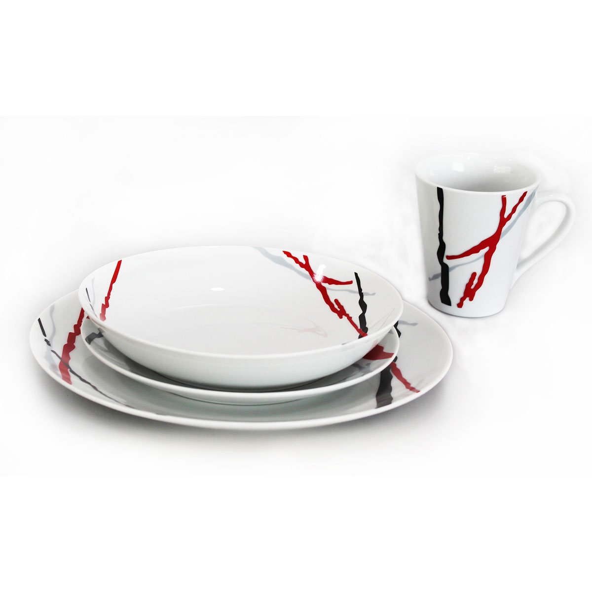 Vajilla Porcelana 16 Piezas Avant-Gard Bergmann