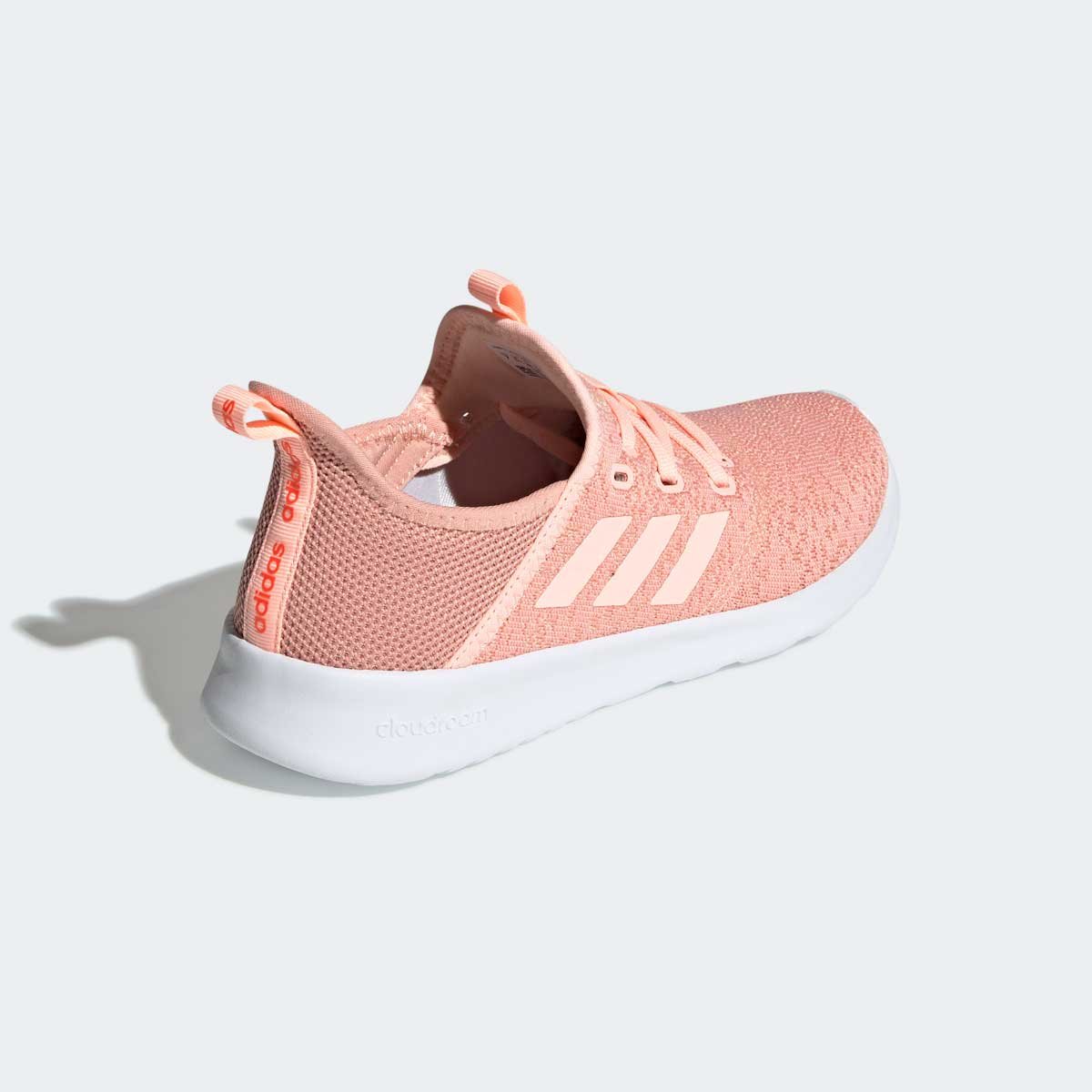 Tenis Running Cloudfoam Pure Cleora Naranja Adidas para Dama