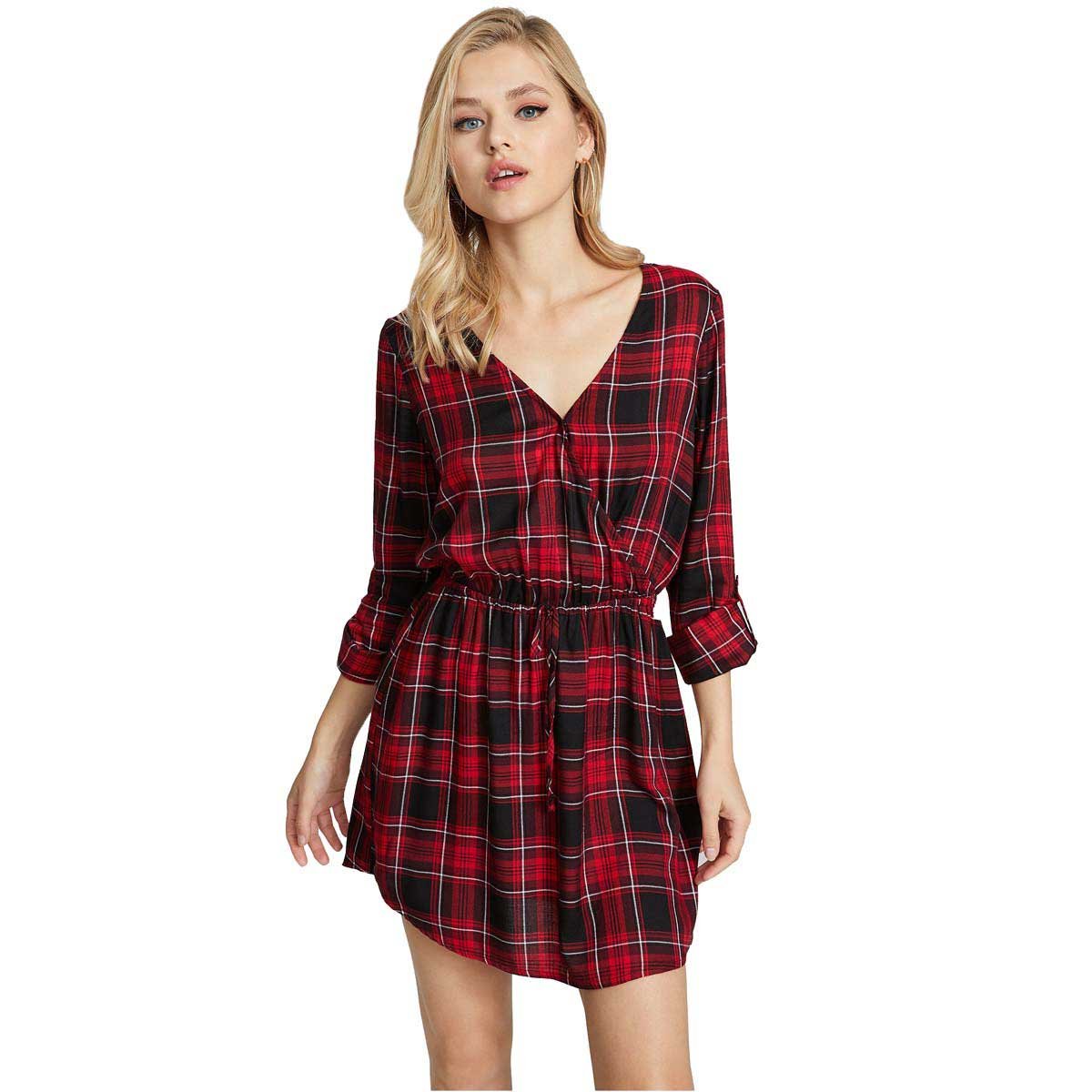 Vestido Corto con Manga Larga G By Guess