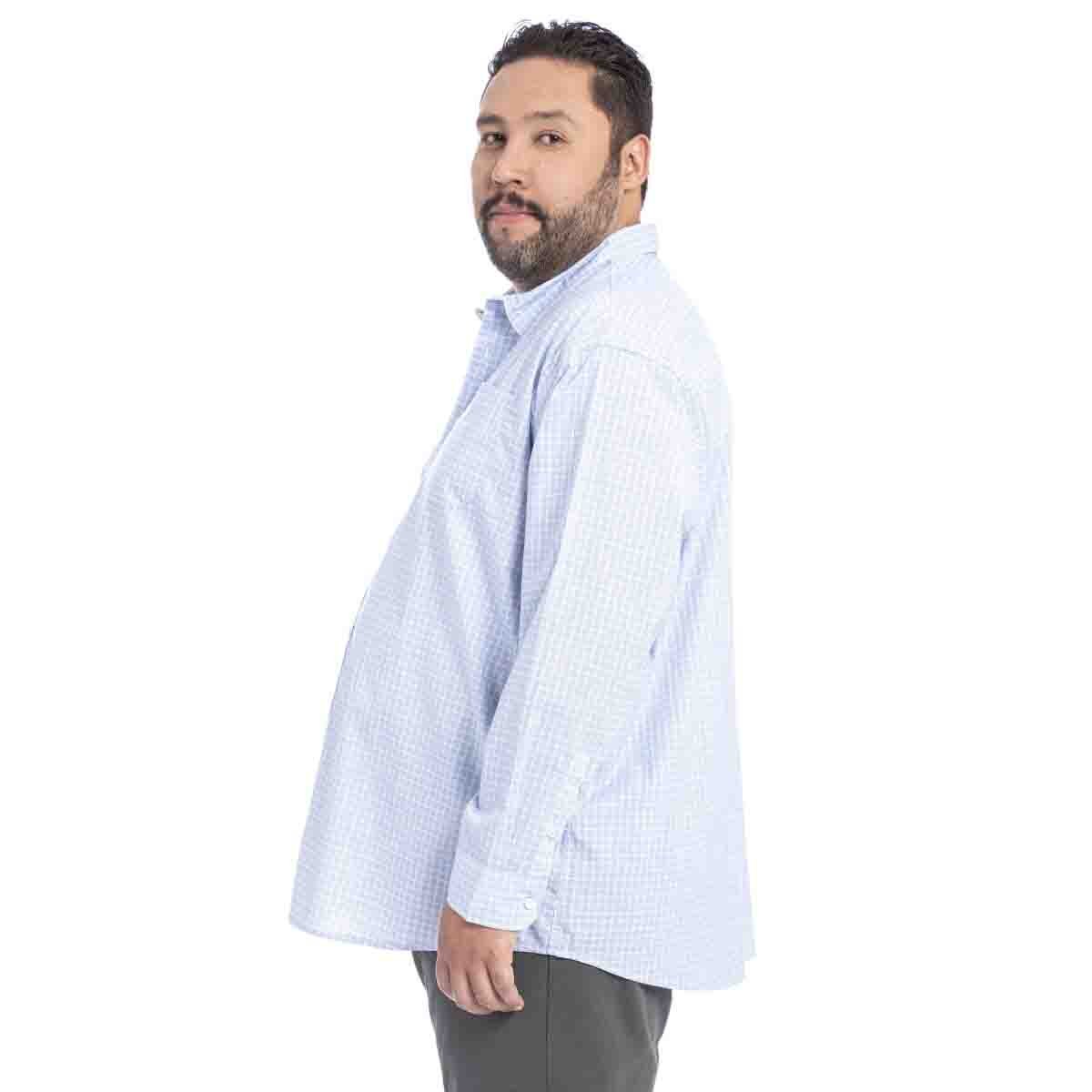 Camisa Manga Larga Azul B&t Dockers