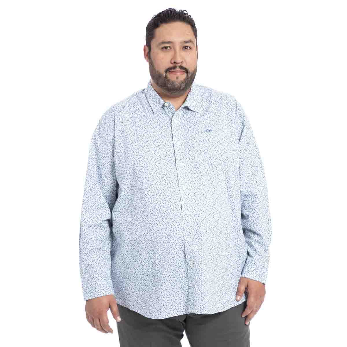 Camisa Azul Manga Larga B&t Dockers