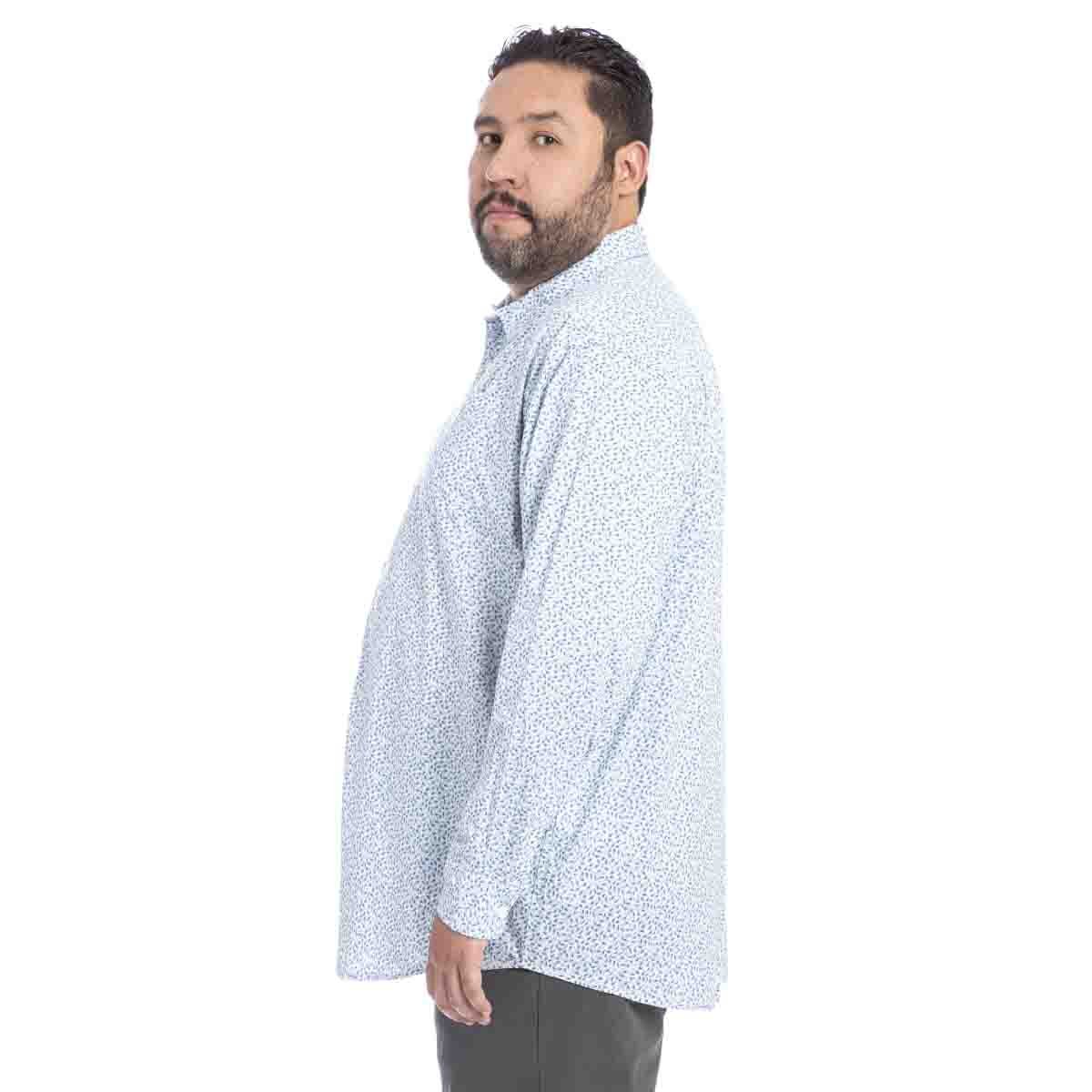 Camisa Azul Manga Larga B&t Dockers
