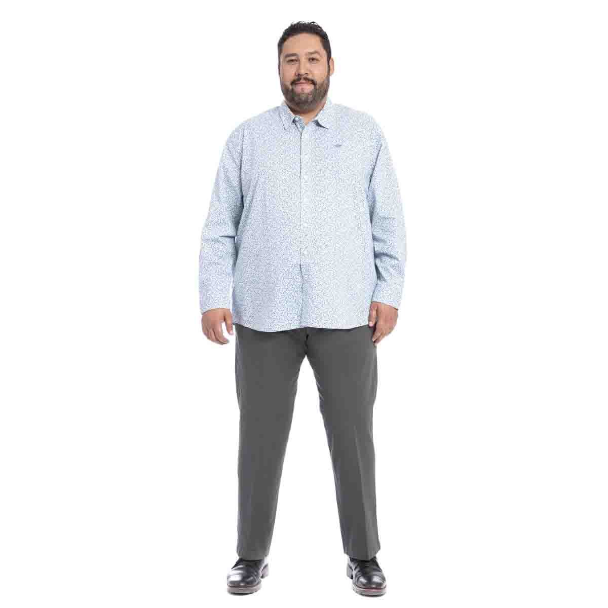 Camisa Azul Manga Larga B&t Dockers