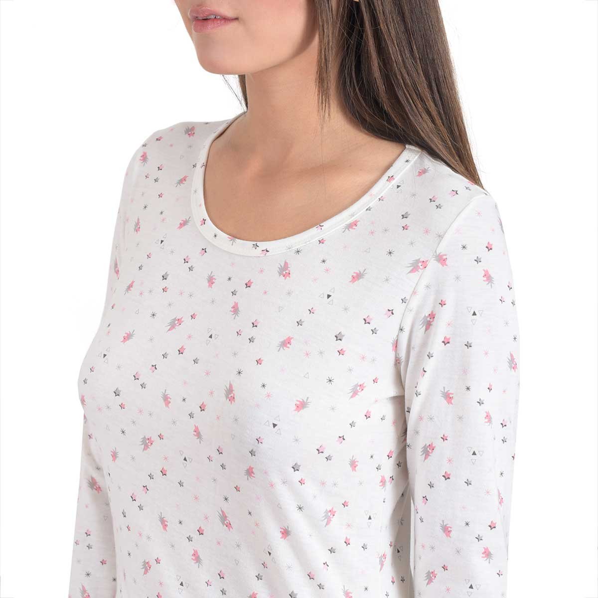 Pijama Chifon con Estampado la Nuit