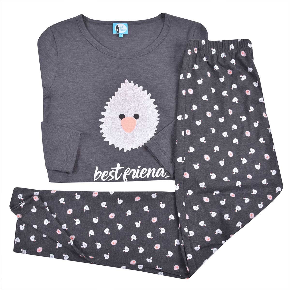 Pijama con Estampado Best Friends la Nuit