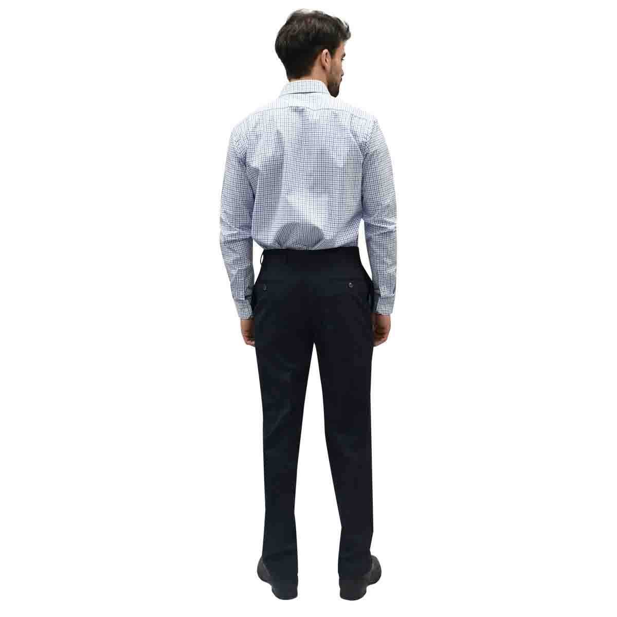 Camisa de Vestir Azul Combinado Corte Regular Nautica