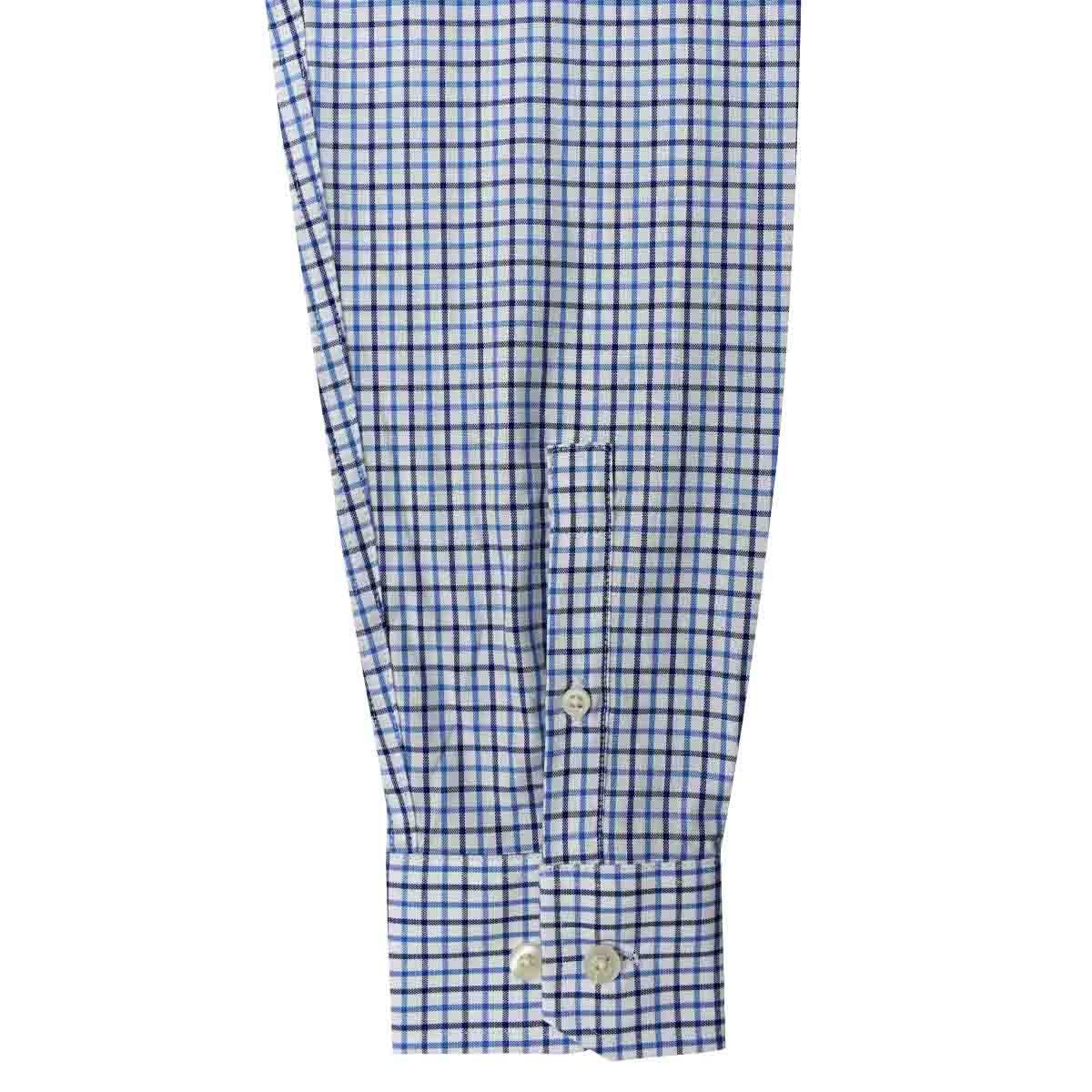 Camisa de Vestir Azul Combinado Corte Regular Nautica
