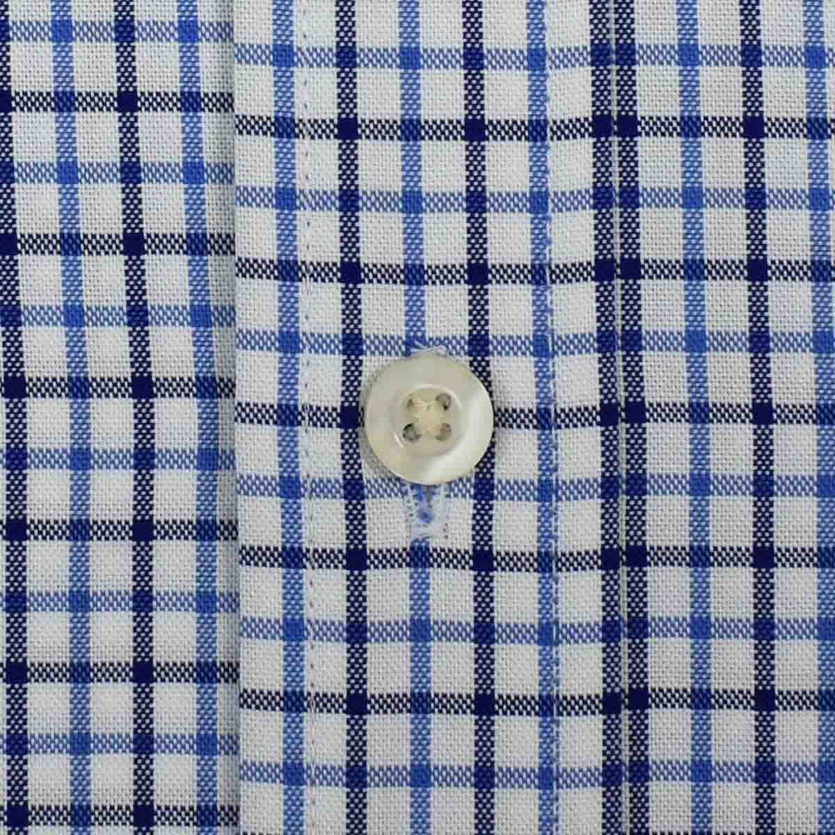 Camisa de Vestir Azul Combinado Corte Regular Nautica