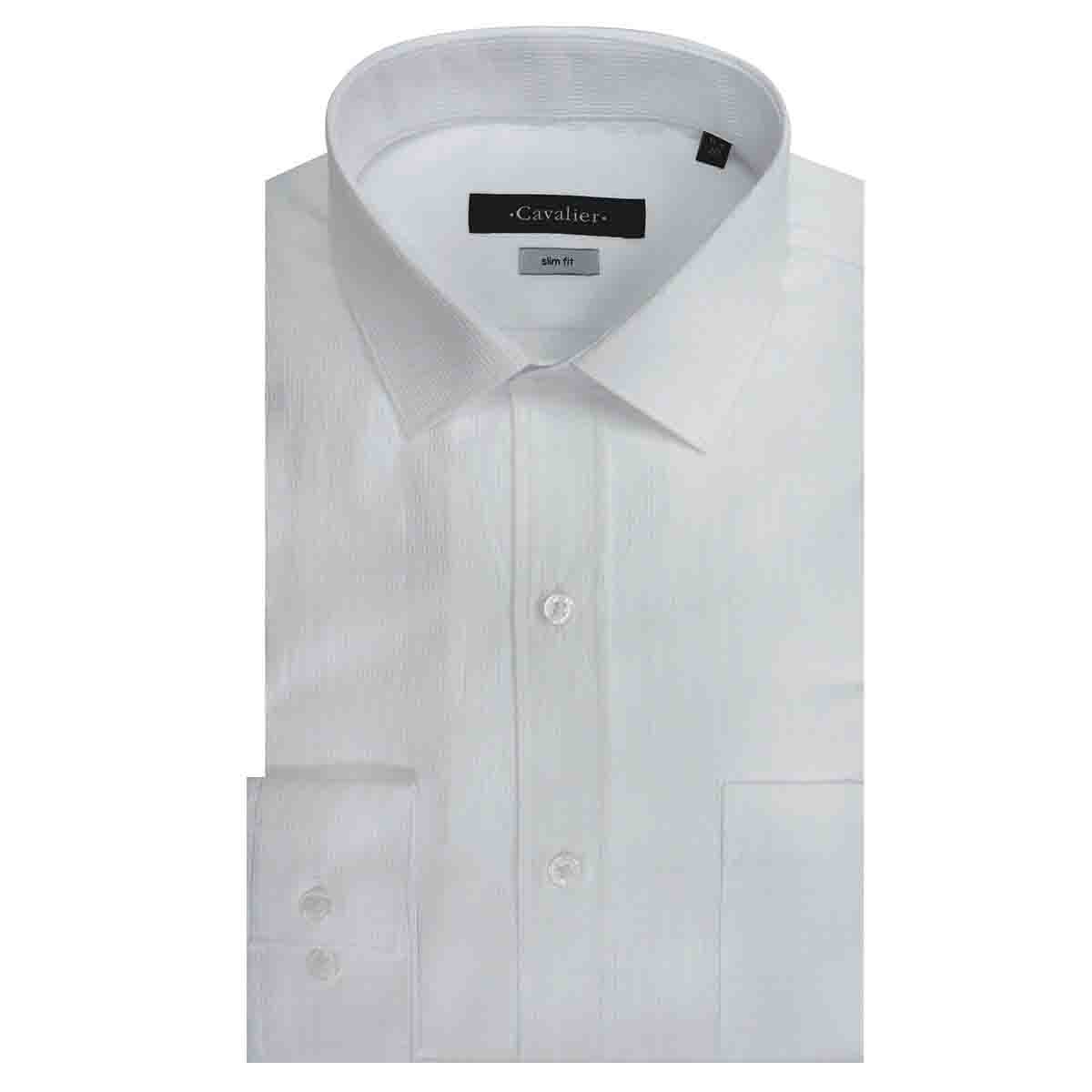Camisa de Vestir Blanca Slim Cavalier