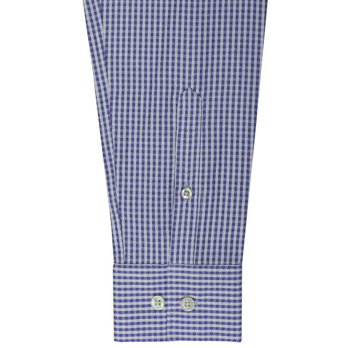 Camisa de Vestir Azul Slim Cavalier