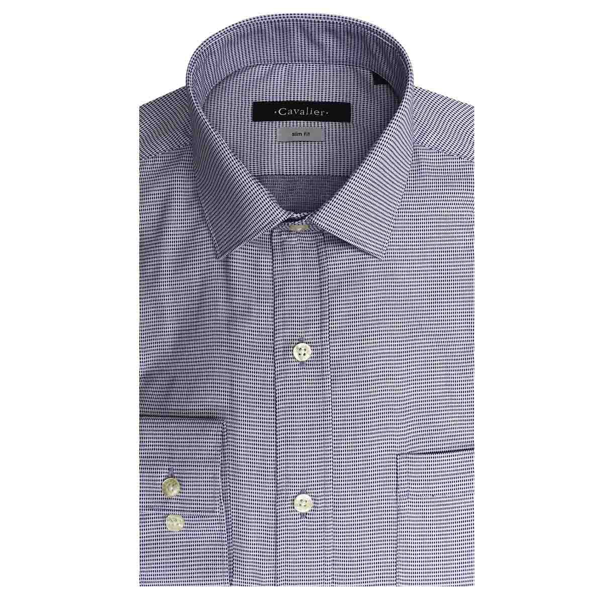 Camisa de Vestir Morada Slim Cavalier