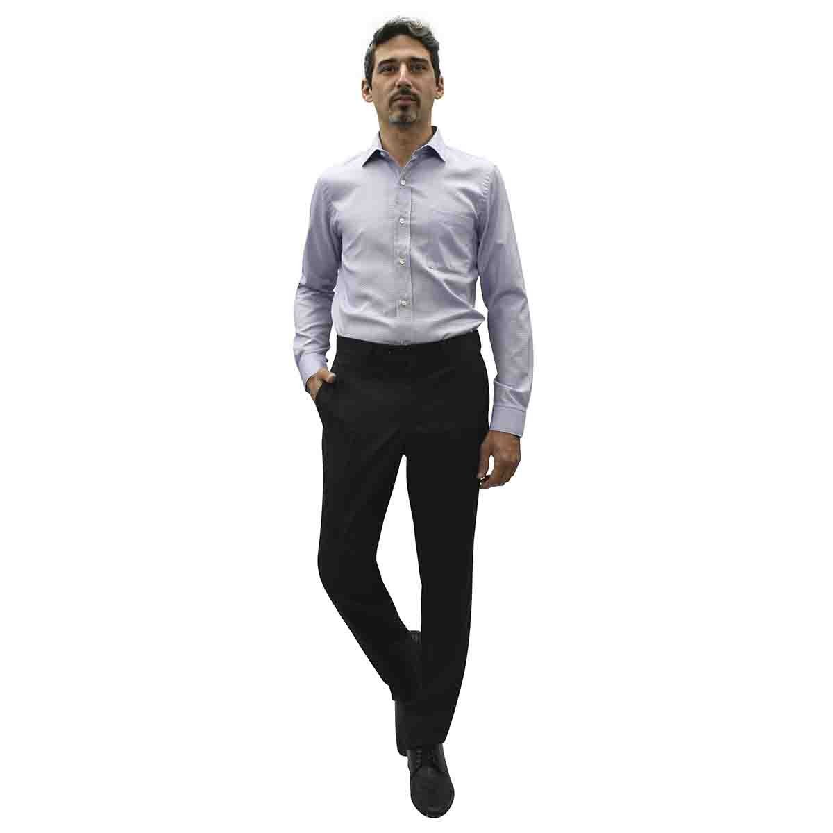 Camisa de Vestir Morada Slim Cavalier