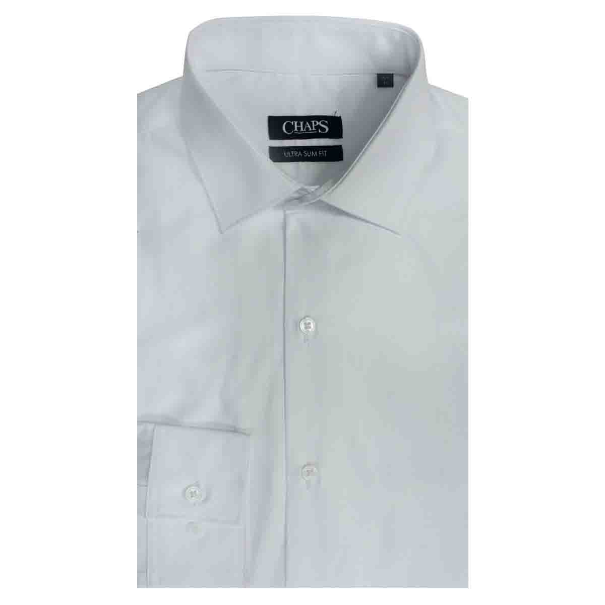 Camisa de Vestir Blanca Ultra Slim Chaps