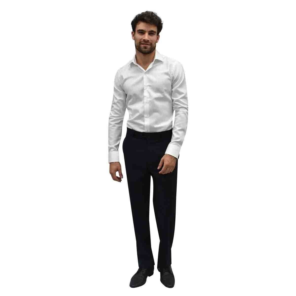 Camisa de Vestir Blanca Ultra Slim Chaps