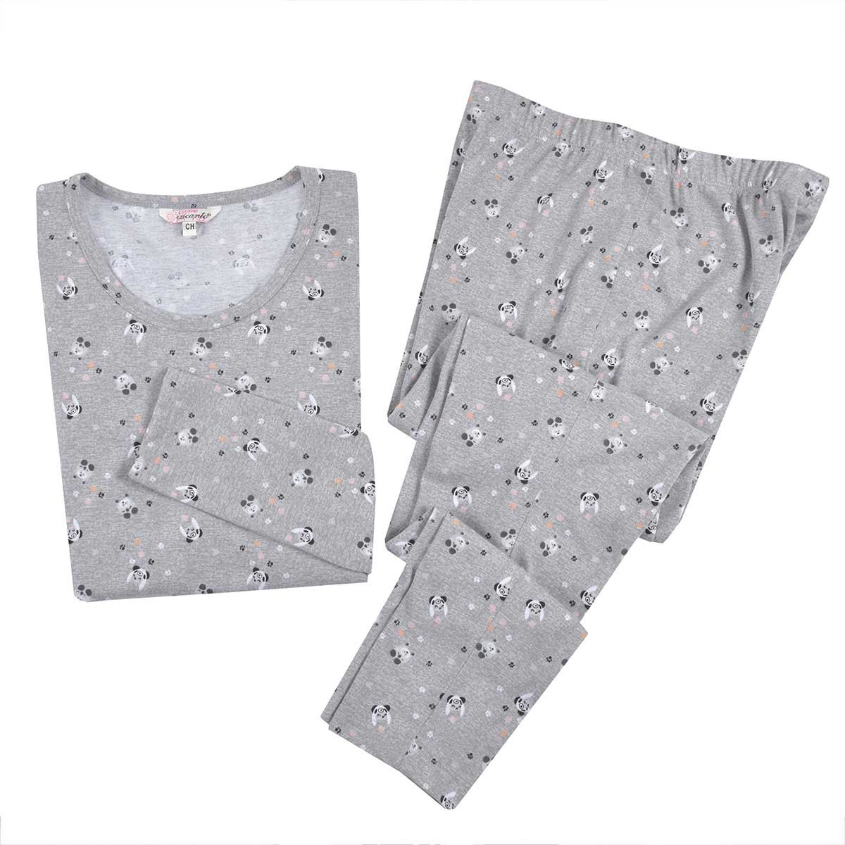 Pijama Chifon de Playera y Pantalón Incanto