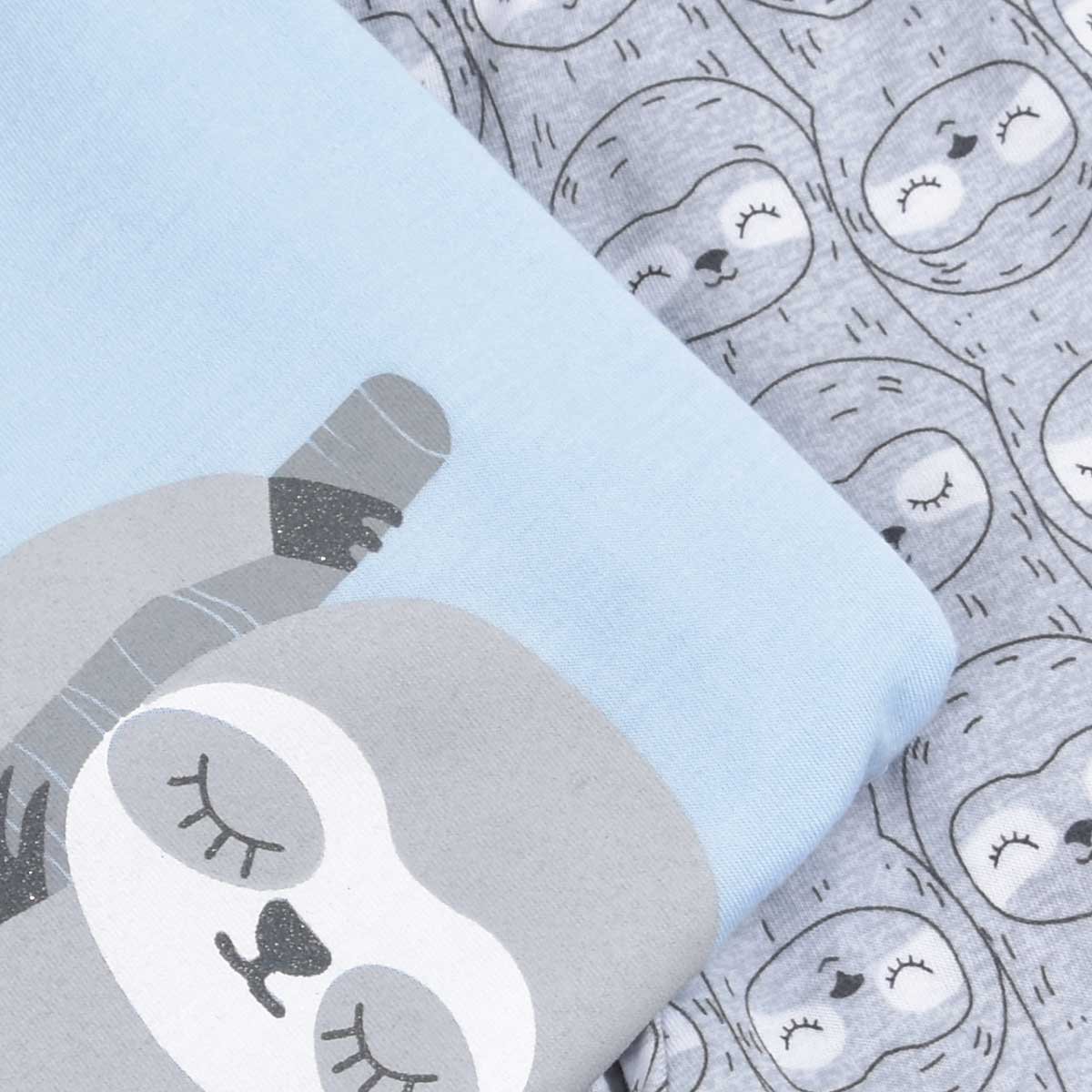 Pijama Chifon Estampado Peresoso Incanto