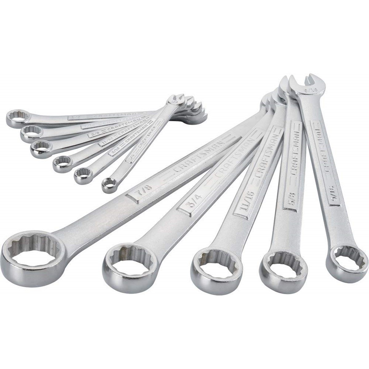 Juego de 11 Llaves Combinadas Sae Craftsman