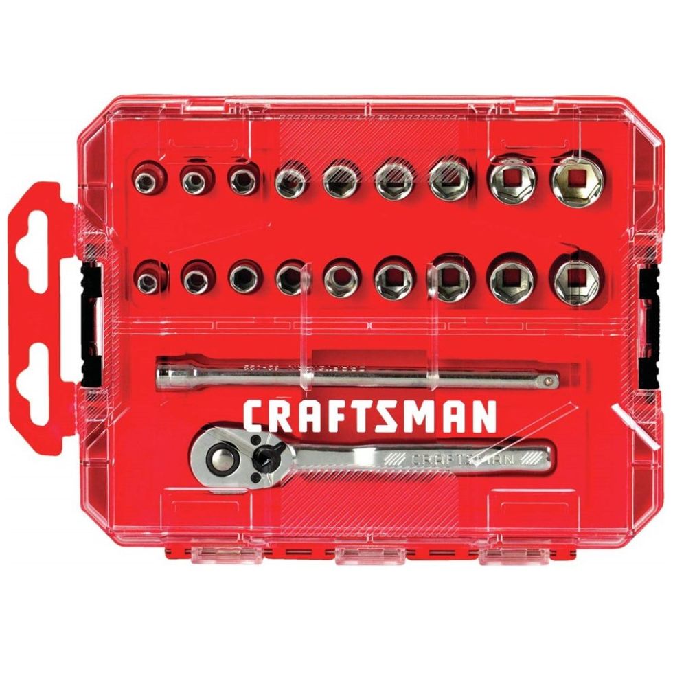 Juego para Mecánico Mando 1/4 Sae y Mm 20 Piezas Craftsman