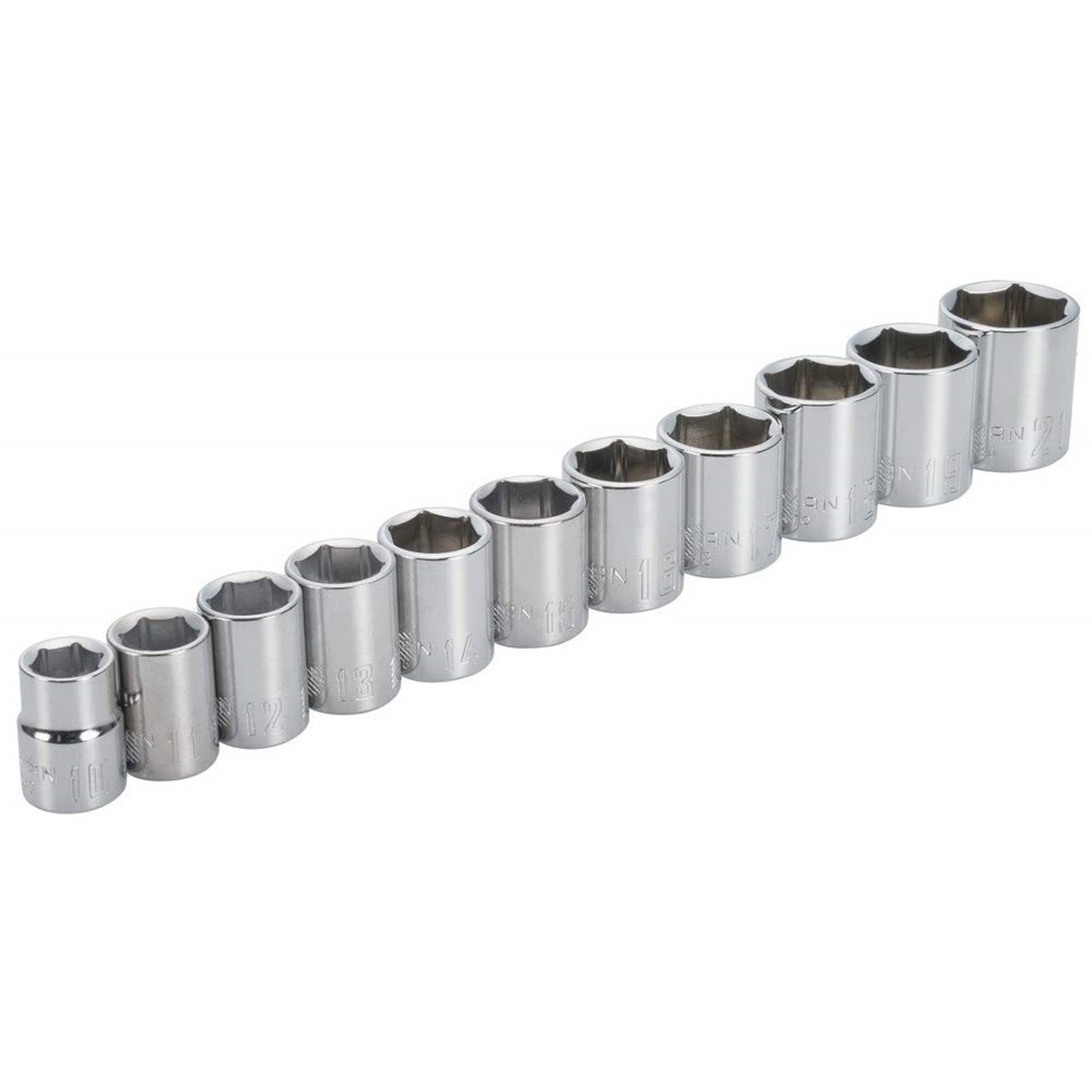 Juego de 11 Dados Métricos Mando 3/8" 6 Puntas Craftsman
