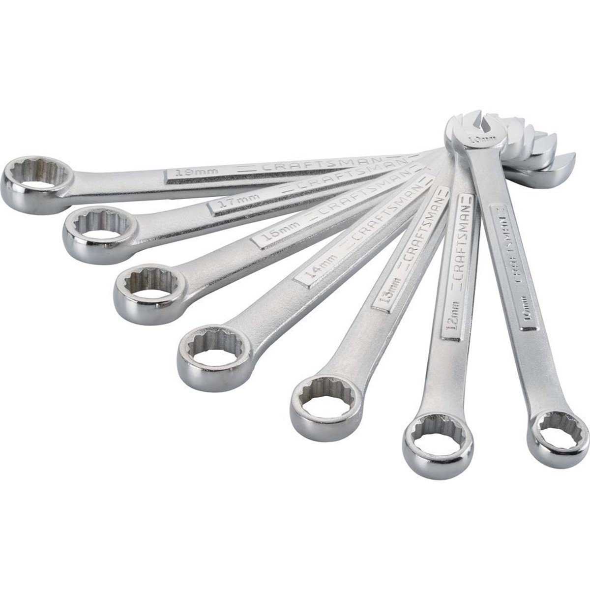Juego de 7 Llaves Combinadas Métricas Craftsman