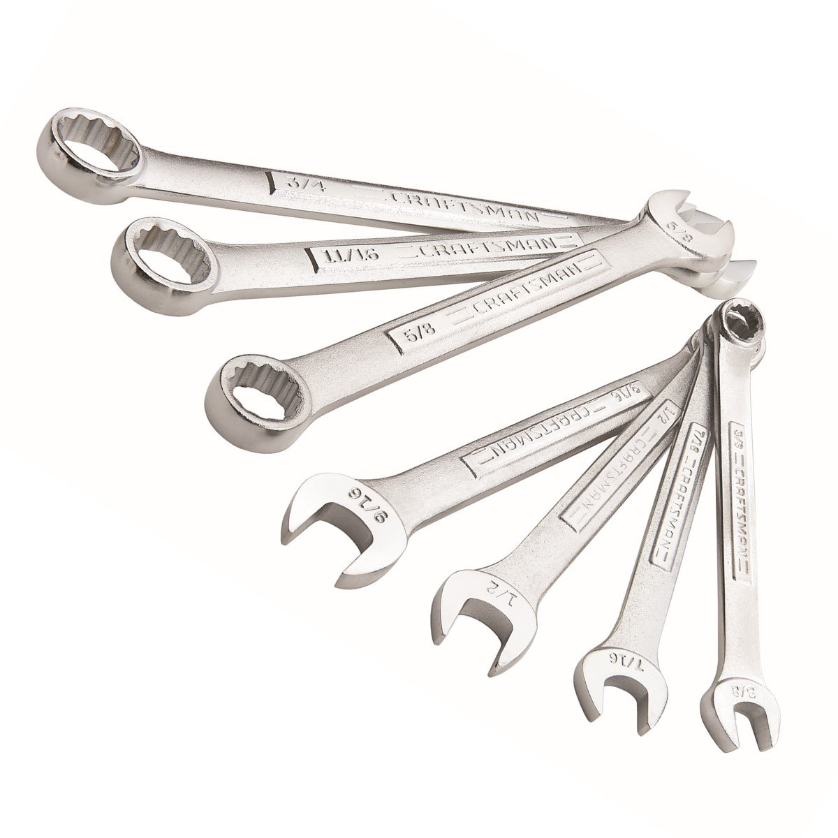 Juego de 7 Llaves Combinadas Sae Craftsman