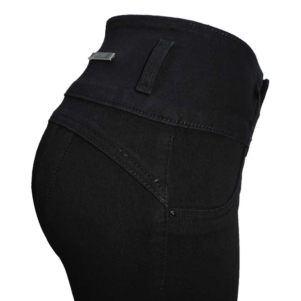 Jeans Skinny Pretina Ancha Sin Bolsa