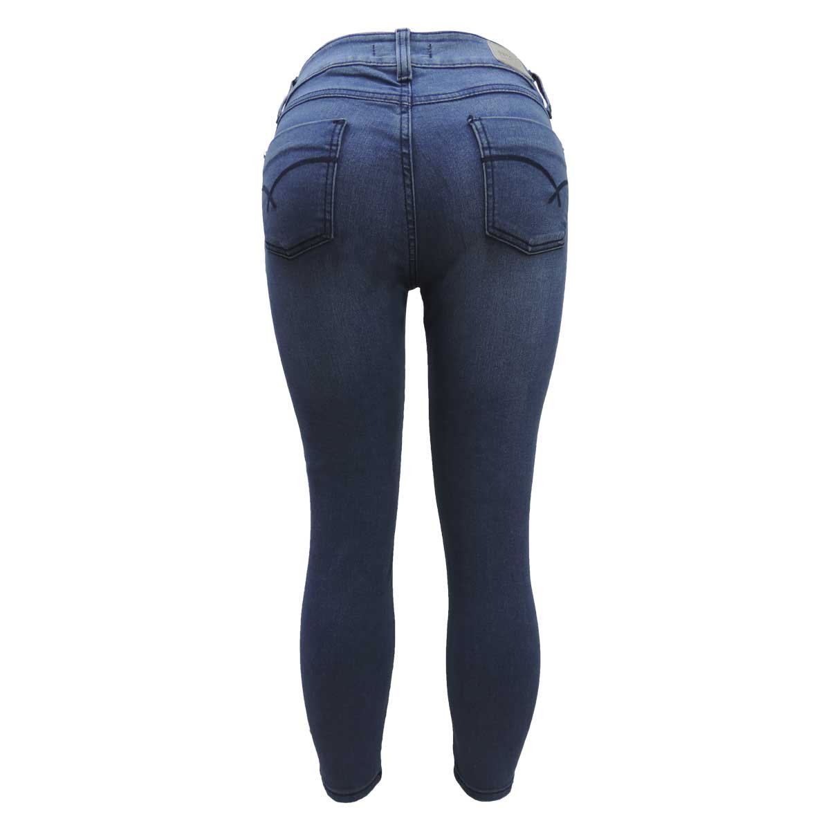 Jeans Skinny Bordado en Bolsas Traseras Berona