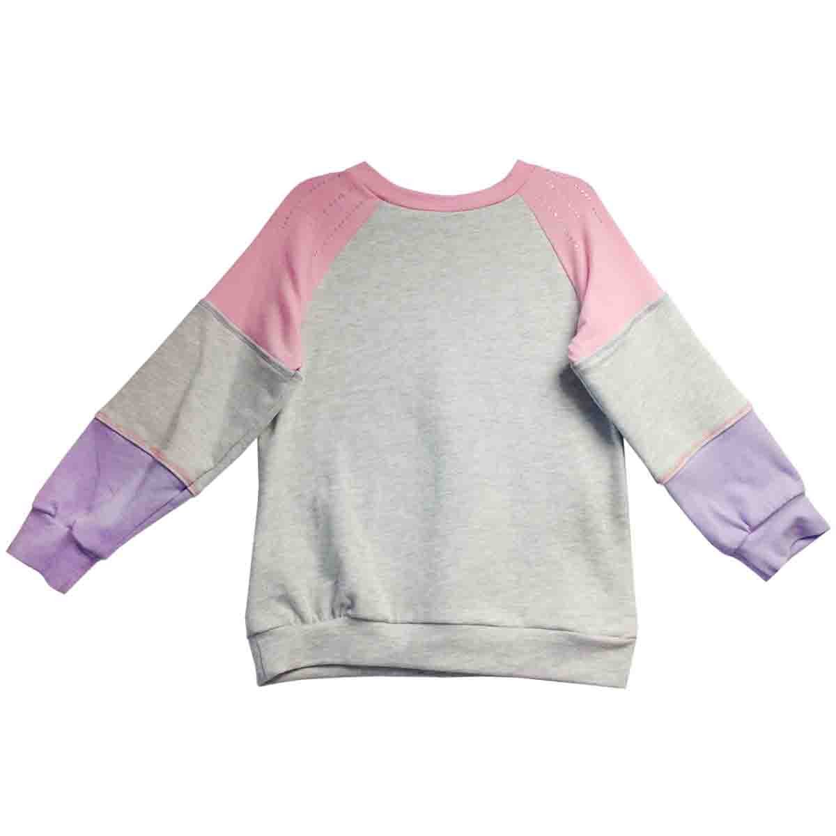 Sudadera de Licra en Bloques Estampado Barbie
