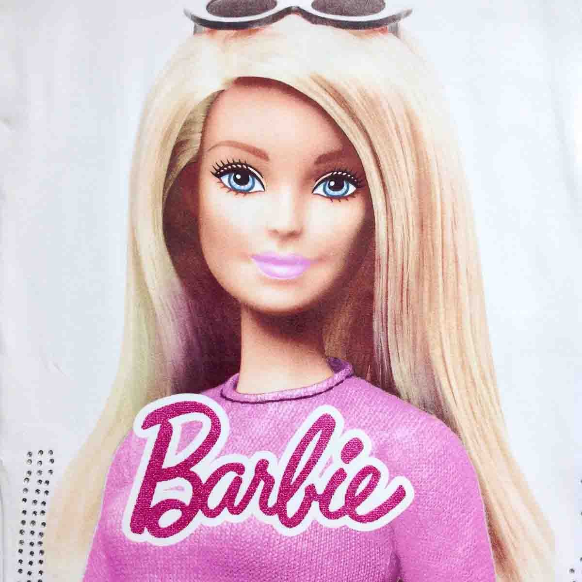 Conjunto Legging con Playera Manga Larga Estampada Barbie