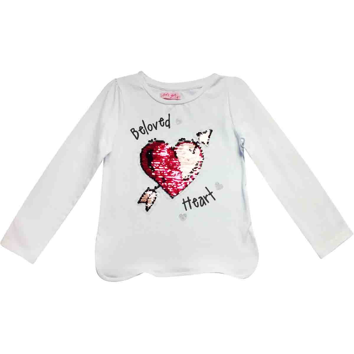 Playera Manga Larga con Aplique Let´s Go