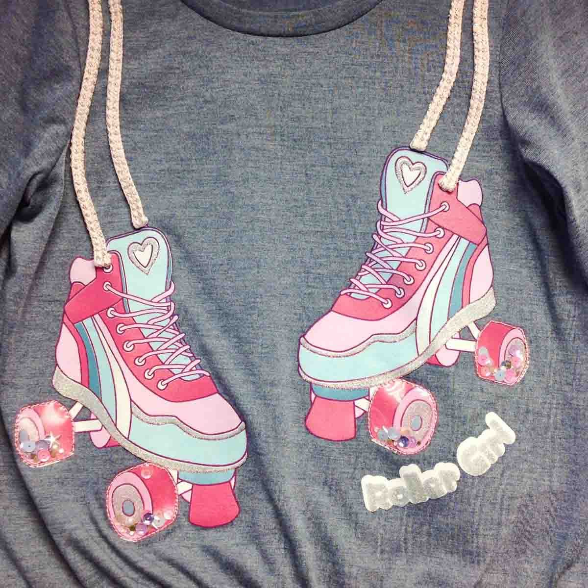 Playera Estampada con Aplique Let´s Go