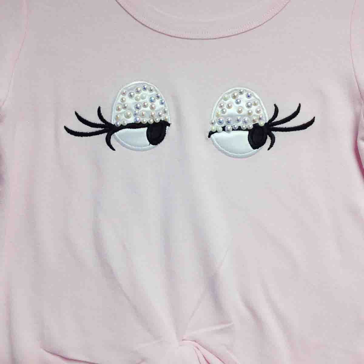 Playera Manga Larga con Aplique Let´s Go