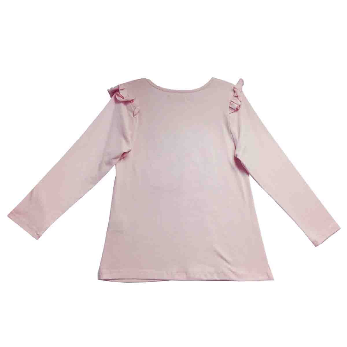Playera Manga Larga con Aplique Let´s Go