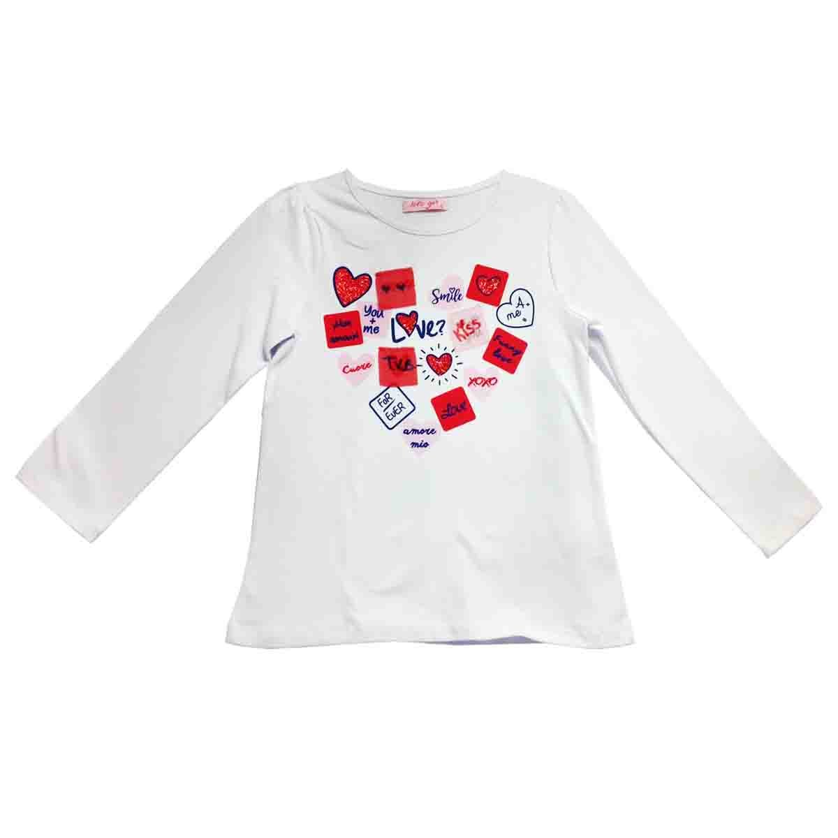Playera Manga Larga Estampada Let´s Go