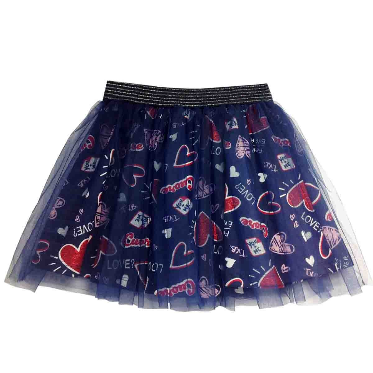 Falda Estampada con Elástico Let´s Go