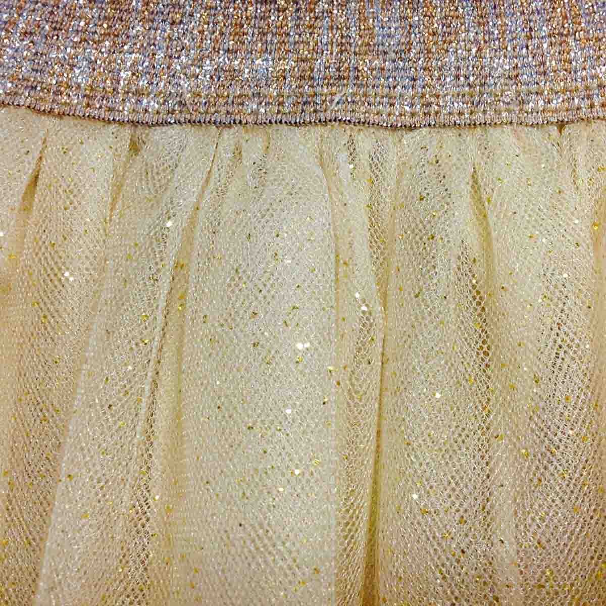 Falda con Lentejuela Dorada Let´s Go