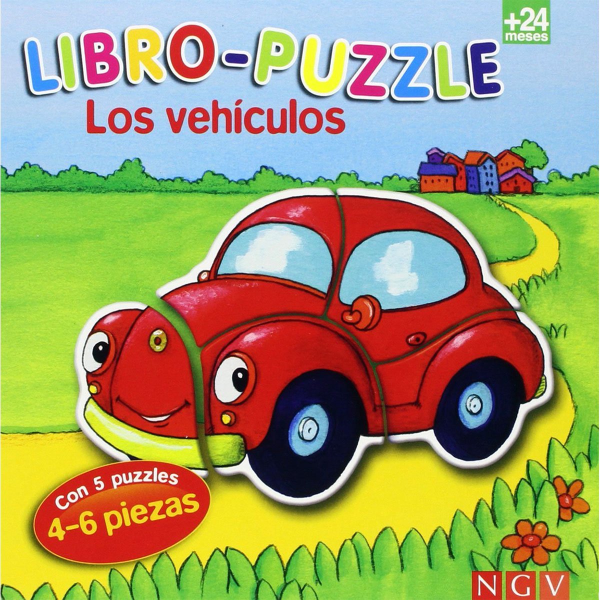 Los Vehiculos (Libro - Puzzle) Devecchi
