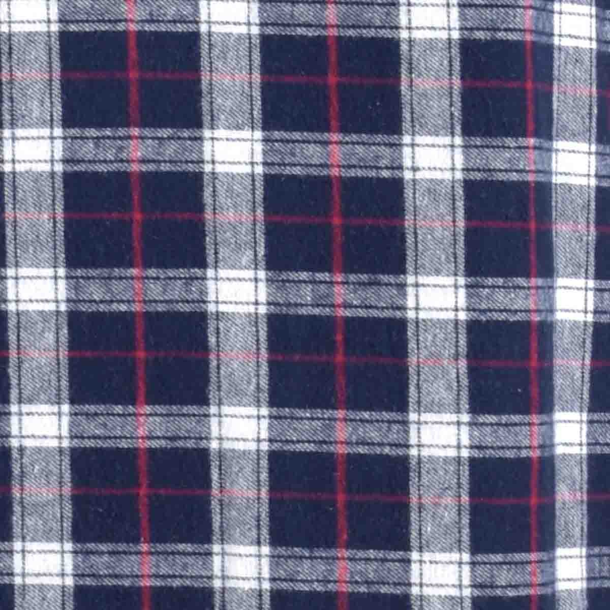 Pijama Manga Larga de Franela a Cuadros Carlo Corinto