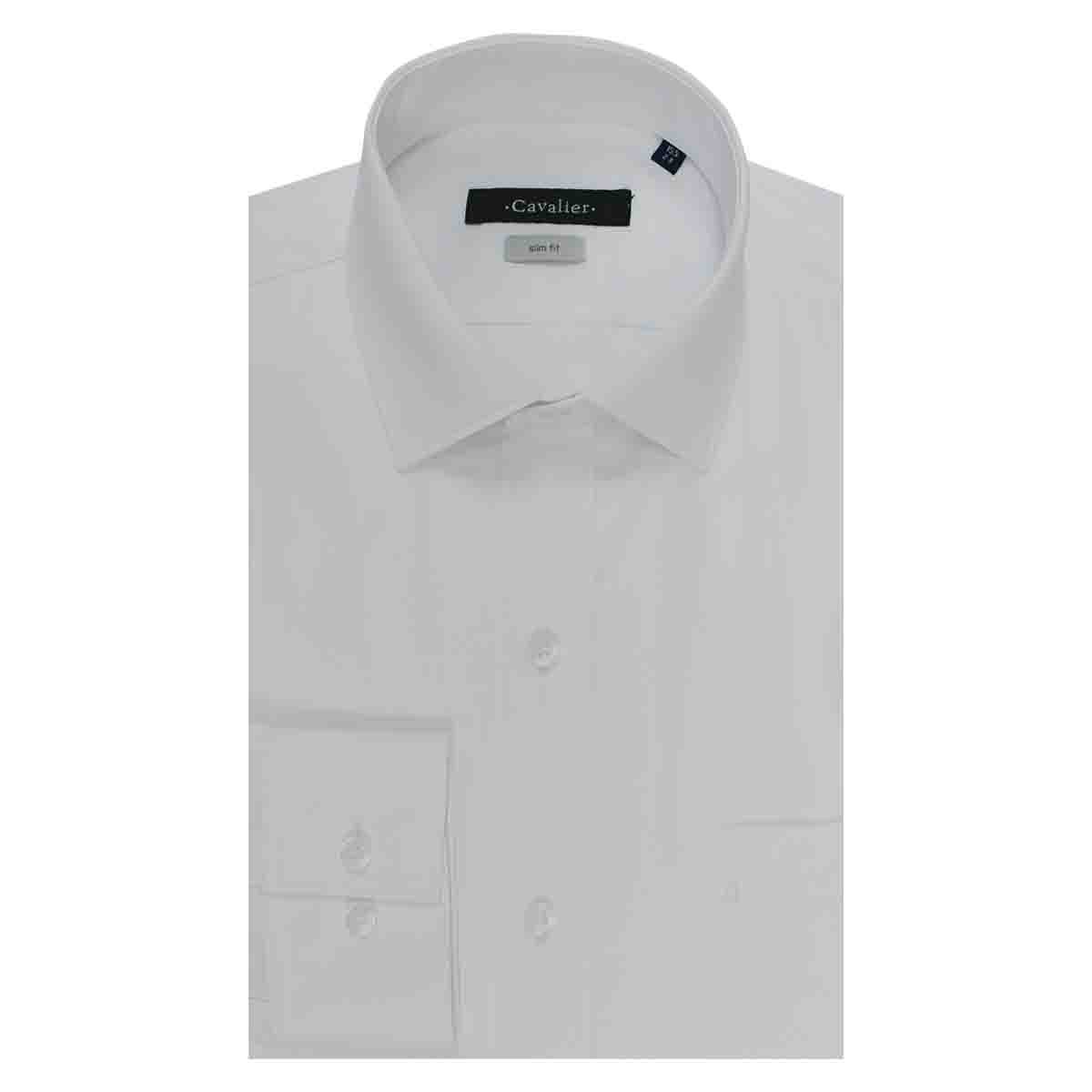 Camisa de Vestir Blanca Slim Cavalier