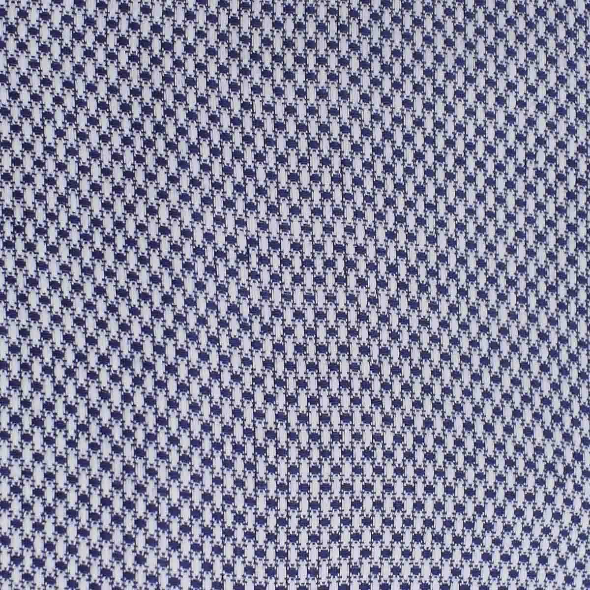 Camisa de Vestir Azul Combinada Slim Cavalier