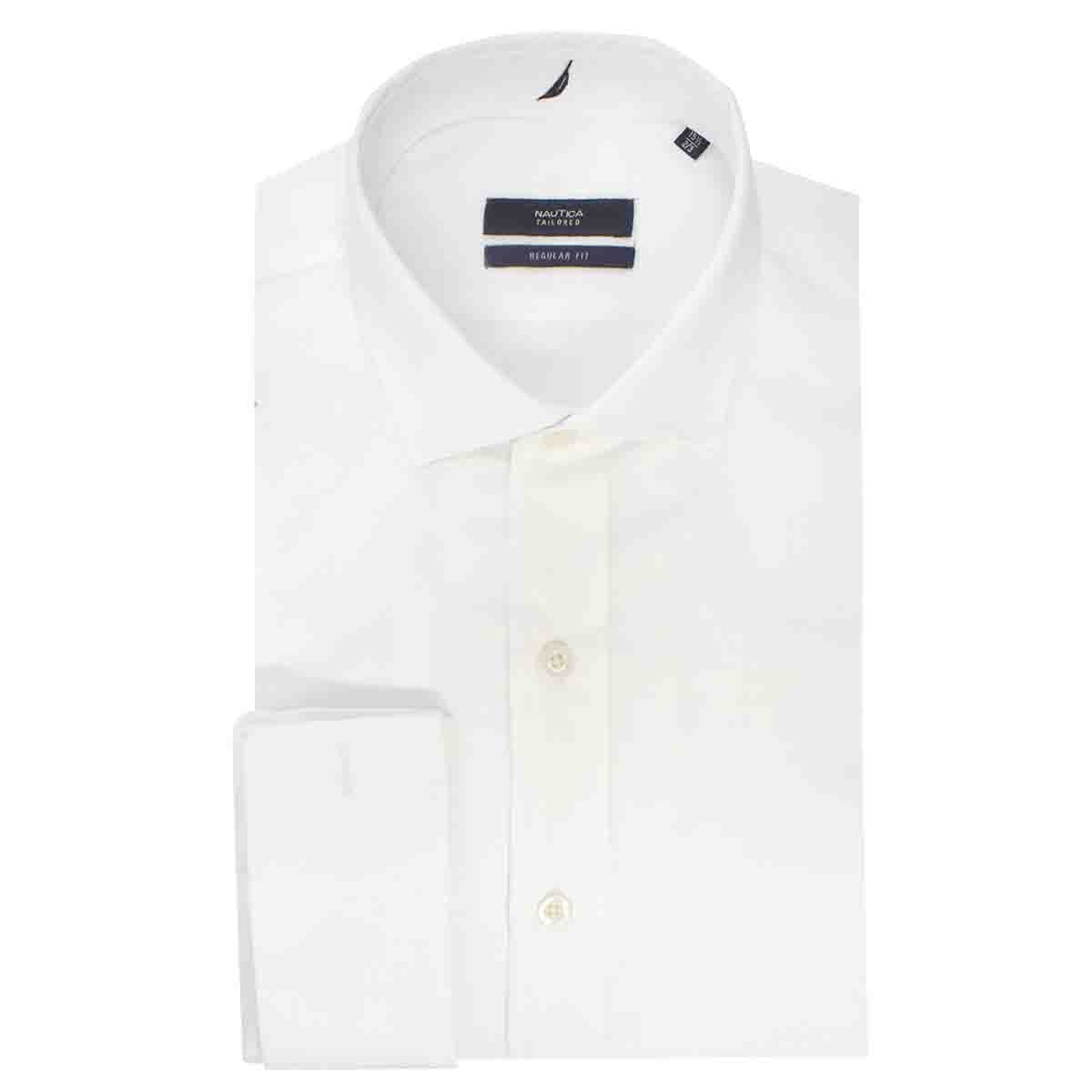 Camisa de Vestir Blanca Corte Regular Nautica para Caballero
