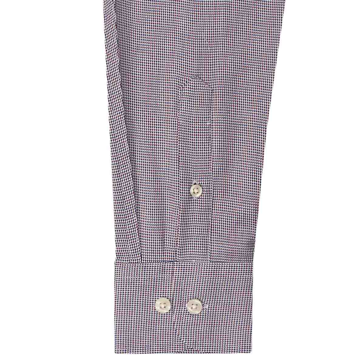 Camisa de Vestir Rojo Combinado Corte Slim Nautica.