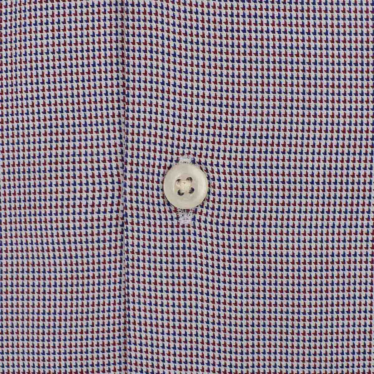 Camisa de Vestir Rojo Combinado Corte Slim Nautica.