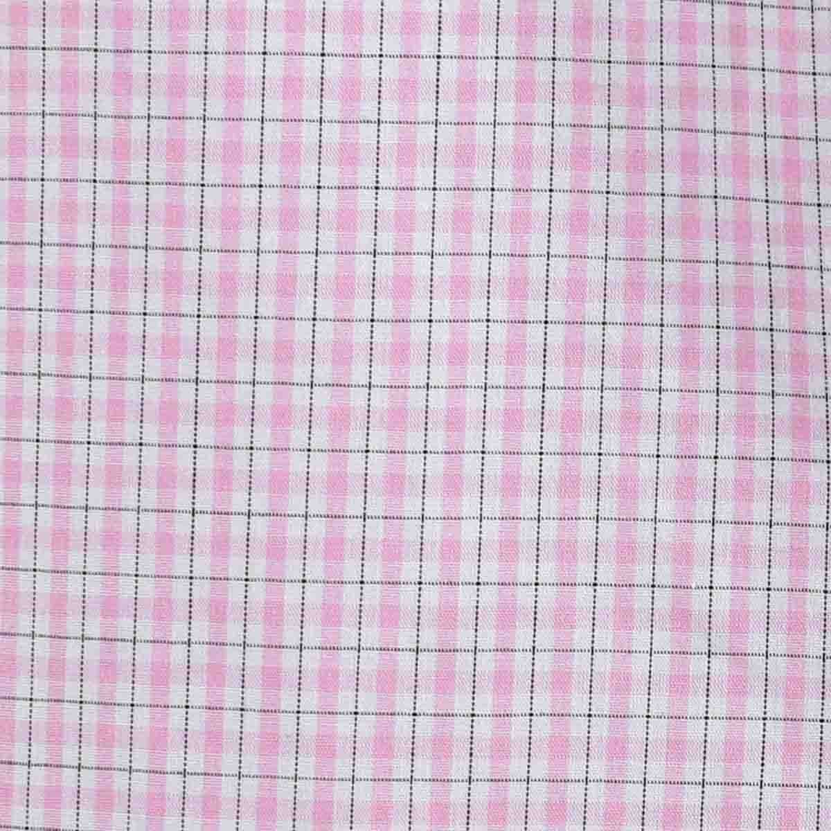 Camisa de Vestir Manga Larga Rosa Combinado Nina Ricci