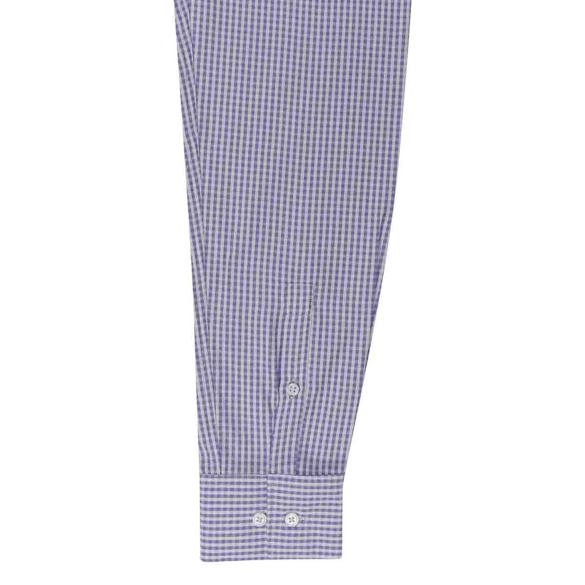 Camisa de Vestir Morada Combinada Ultra Slim Chaps.