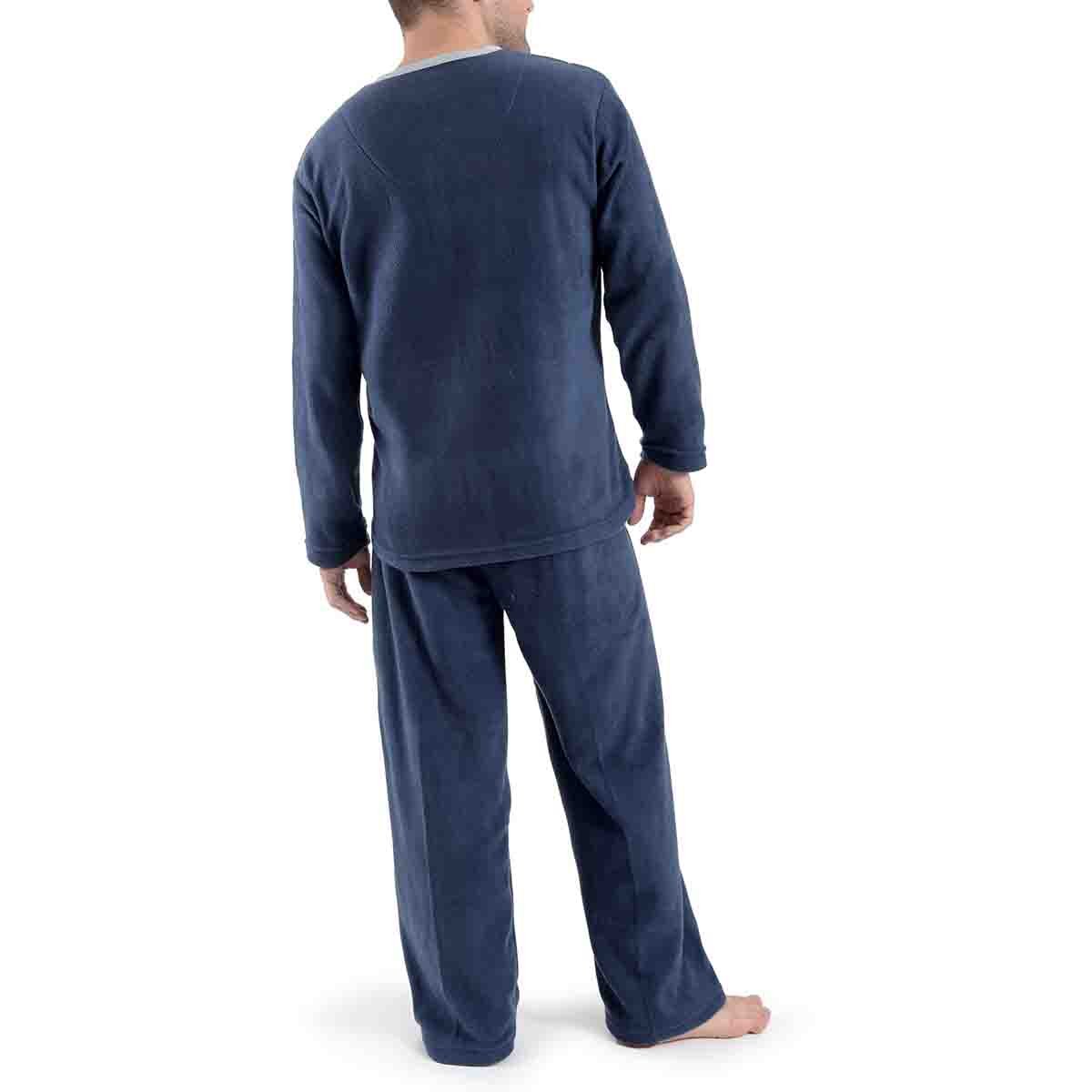 Pijama Manga Larga Marino con Pantalón Largo Star West