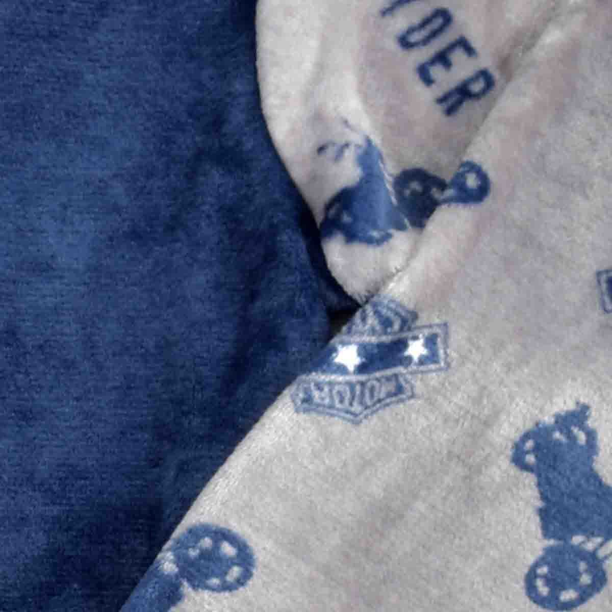Pijama Manga Larga Azul con Pantalón Largo Flannel Star West
