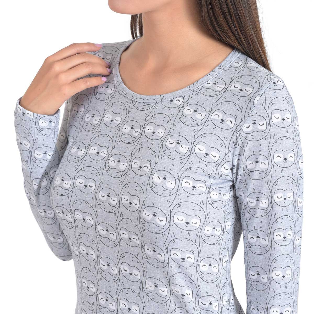 Pijama Estampada de Peresosos Incanto