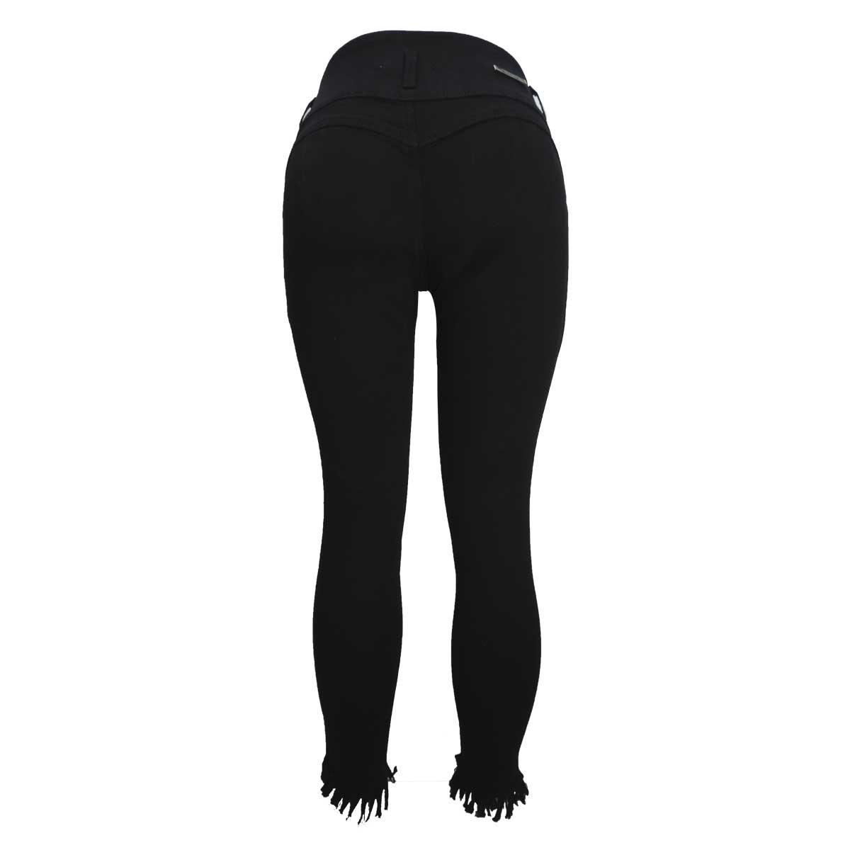 Jeans Skinny Pretina Ancha Sin Bolsa