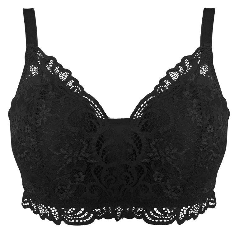 Bralette Negro Sin Varilla Playtex